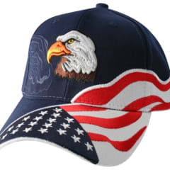 America FLAG-EAGLE Ball Cap BCD-184