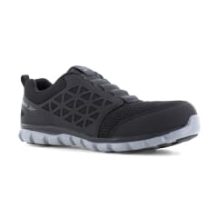 Reebok Sublite Cushion Composite Toe Slip On Athletic Work Shoe RB4052