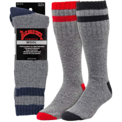 Railroad Socks Outdoor Striped Wool Boot Socks 2962
