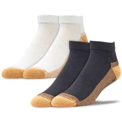 Railroad  Sock Copper Infused Quarter Socks 4001