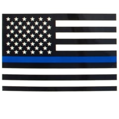 Rothco Transparent Thin Blue Line Flag Decal 12930
