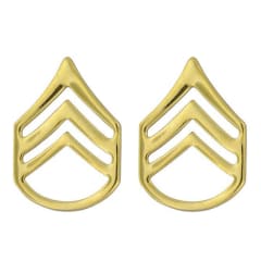 Rothco Polished Staff Sergeant Insignia Set - 1644