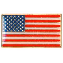 Rothco Classic Rectangular US Flag Lapel Pin 1867