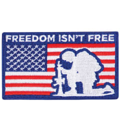 Rothco Freedom Isn't Free Patch With Hook Back 1899