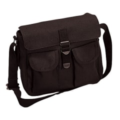 Rothco Black Canvas Ammo Shoulder Bag - 2278