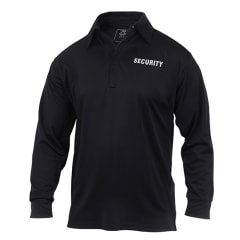 Rothco Moisture Wicking Long Sleeve Security Polo 2716