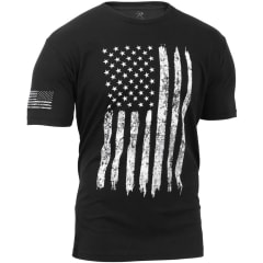 Rothco Distressed US Flag Athletic Fit T-Shirt 2901