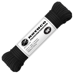 Rothco Black 50 Ft Polyester Paracord 30710