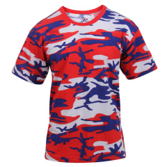 Rothco Red White and Blue Camo T-Shirt 3192