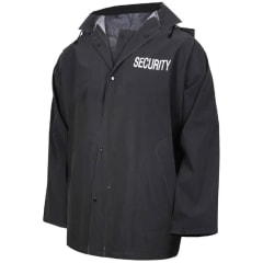 Rothco Black Security Rain Jacket 36651