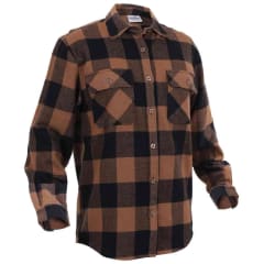 Rothco Brown Plaid Flannel Shirt - 4667