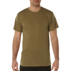 Rothco Moisture Wicking Brown Pocket T-Shirt 56930
