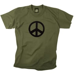 Rothco Olive Drab Peace Sign T-Shirt - 60057