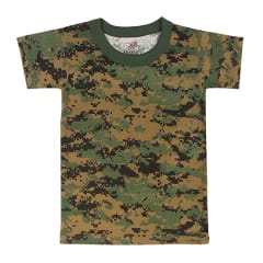 Rothco Kids Digital Woodland Camo T-Shirt - 6396