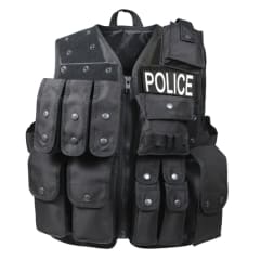 Rothco Black Tactical Raid Vest - 6785
