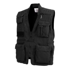 Rothco Black Safari Vest - 7575