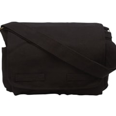 Rothco Black Classic Heavyweight Messenger Bag - 9118