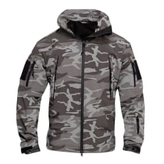 Rothco Black Camo Special Ops Soft Shell Jacket - 97675