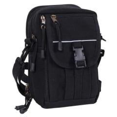 Rothco Black Classic Passport Travel Pouch - 99146