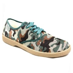 Zig-Zag Green Camouflage Sneakers - 7272