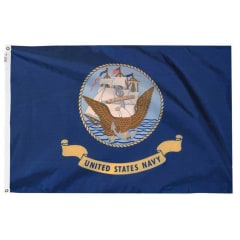 Valley Forge Perma-Nyl 3x5 FT Nylon Navy Flag 335236910