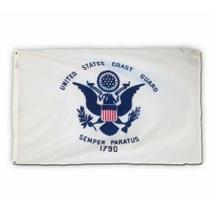 Valley Forge Perma-Nyl 3x5 FT Nylon Coast Guard Flag 35236940