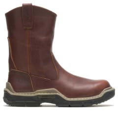 Wolverine Raider DuraShocks 10 Inch CarbonMAX Composite safety toe Wellington Pull on Work Boot W211105
