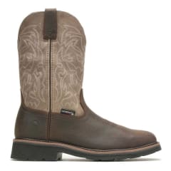 Wolverine Rancher 10 Inch Waterproof Steel Safety Toe Western Wellington Pull On Work Boot W221030