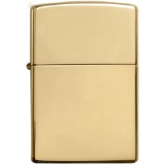 Zippo Classic Brushed Brass Lighter 204B