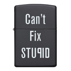 Zippo Can't Fix Stupid lighter 28664