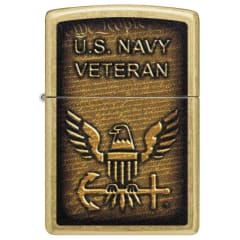 Zippo  US Navy Veteran Design  Lighter 46489
