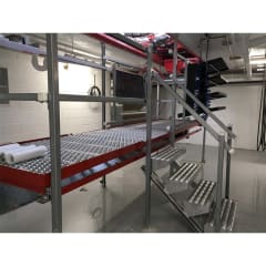 Catwalk w/Handrails Open Grip Decking