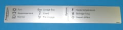 468375 PROGRAM LABEL ASKO D5430 FR
