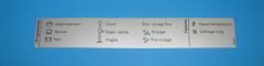 468378 PROGRAM LABEL ASKO D5524,5624 FR