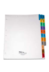 Credentialing - Tab Dividers<br/>Medical Staff Services 19 Printed Side Tabs