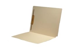 Manila<br/>3/4"W Reinforced End Tab<br/>Fasteners