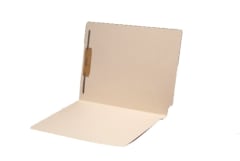 Manila<br/>1/2"W Reinforced End Tab<br/>Fasteners