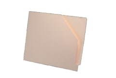 Pocket - Manila<br/>Reinforced End Tab<br/>Diagonal Cut