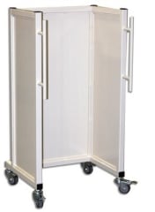 X-Ray Mobile Shield<br/>Three Sided Barrier
