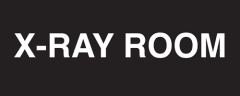 Radiation Warning Sign "X-RAY ROOM"