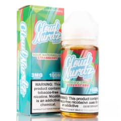 Iced Sour Watermelon Strawberry by Cloud Nurdz - 100ml