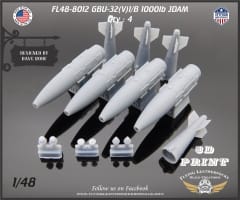 FL48-8012 GBU-32(V)-1/B 1000lb JDAM