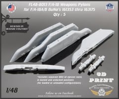 FL48-8013 1001/1021 Pylons for F/A-18A/B BuNo 161353 thru 163175