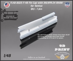 FL48-8025 AN/APR-24 RHAW Antenna Fin Cap for Tamiya F-4B