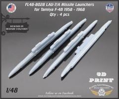 FL48-8028 LAU-7/A Missile Launchers for Tamiya F-4B