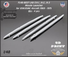 FL48-8037 LAU-7/A-1, /A-2, /A-3 for USN/USMC 1969-1975
