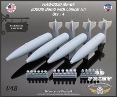FL48-8050 Mk-84 2000lb Bombs with Conical Fins