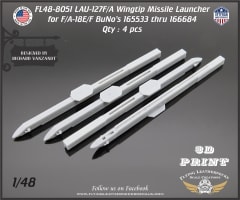 FL48-8051 LAU-127F/A - F/A-18E/F Wing tip launchers BuNo 165533 thru 166684