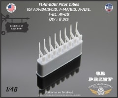 FL48-8061 Pitot Tubes for F/A-18A-D, F-14, A-7, F-8, AV-8B