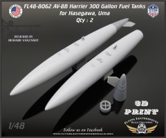 FL48-8062 AV-8B Corrected 300 Gallon Fuel Tanks